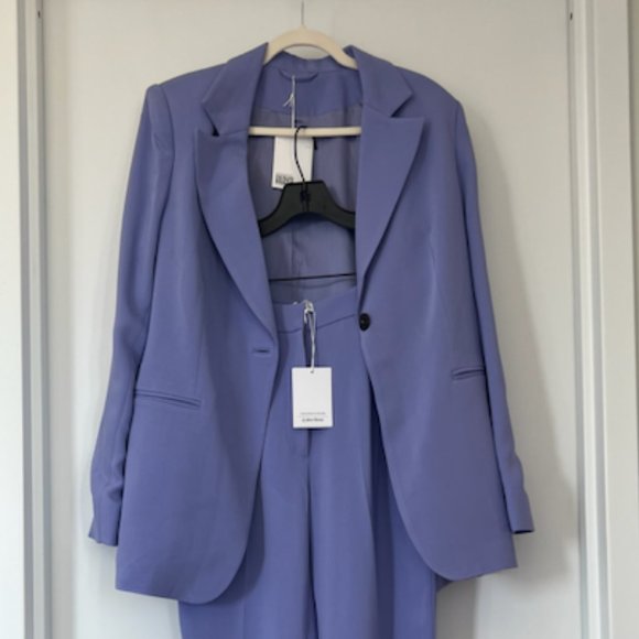 Lavender Dress Pants | Springtime Suit Set, tailored fit | & Other Stories - Picture 5 of 5